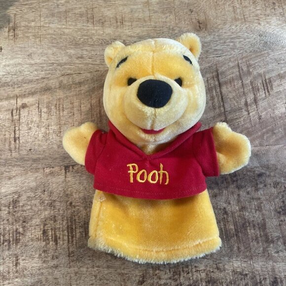 Disney 9” Winnie the Pooh Hand Puppet Plush Bear Mattel Arcotoys Golf Head Cover - Picture 3 of 7